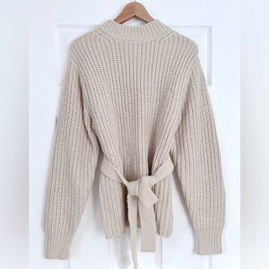 Zara Beige Knit Cardigan